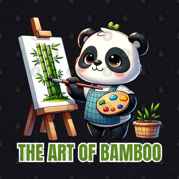 Panda Artist - The Art of Bamboo Creativity Shirt by vk09design